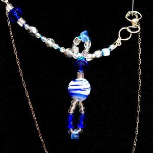 CCDesign/Handcrafted  Unique hanging Necklace